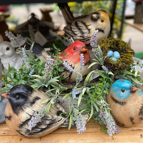 Garden decor inside of Heinz Brothers store