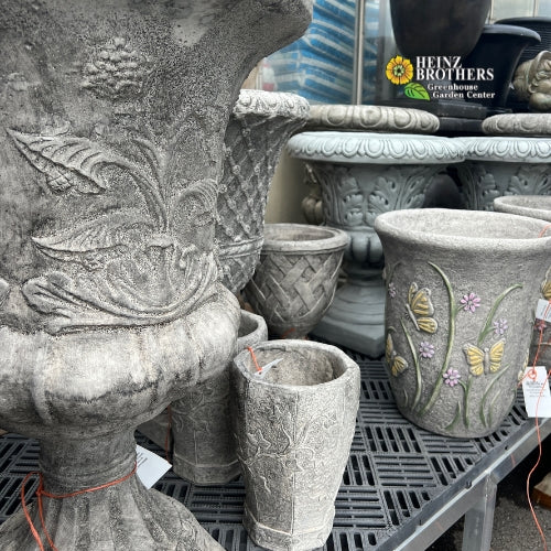Decorative garden pottery