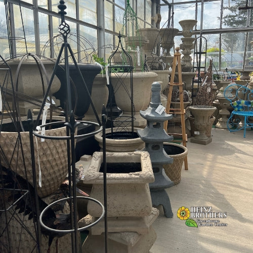 Decorative garden pottery