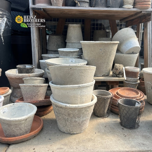 Decorative garden pottery