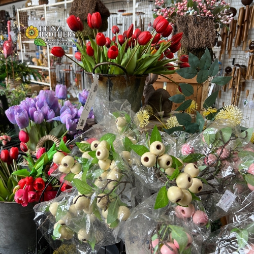 Seasonal and holiday decorations - assorted flowers