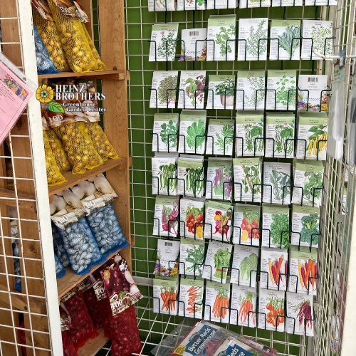 Seeds and supplies inside of Heinz