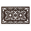 Rubber Doormat, Bronzed, 18 x 30-In.