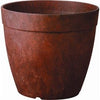 Water-Minder Planter, Plastic, Dolce, Rust, Indoor/Outdoor, 10-In. Round