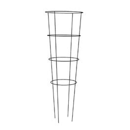 Tomato Cage, Heavy-Duty, Black Steel, 16 x 54-In.