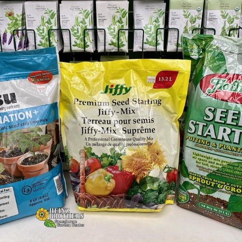 Soil, mulch and lawn and garden supplies