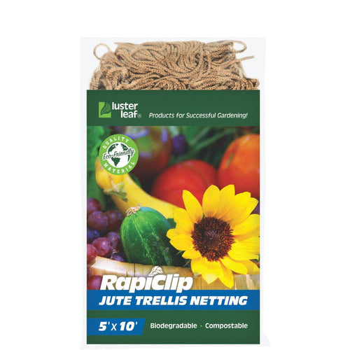 Rapiclip 5 Ft. x 10 Ft. Jute Trellis Netting