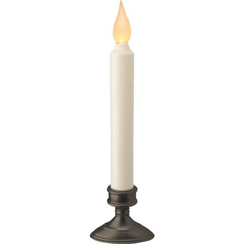 Xodus 3.5 In. W. x 9.75 In. H. x 1.6 In. D. Aged Bronze LED Dusk To Dawn Battery Operated Candle