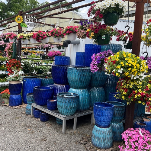 Decorative garden pottery