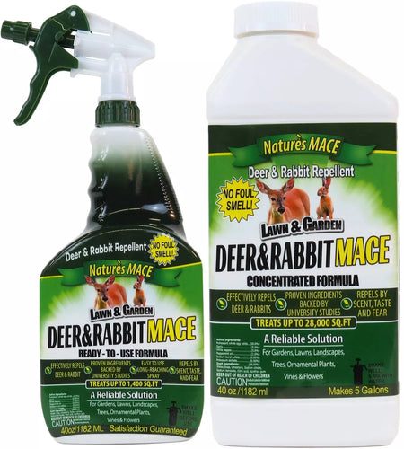deer fence spray for garden Nature's Mace Deer & Rabbit Mace Ready-to-Use Spray Concentrate Treats - Charles, IL