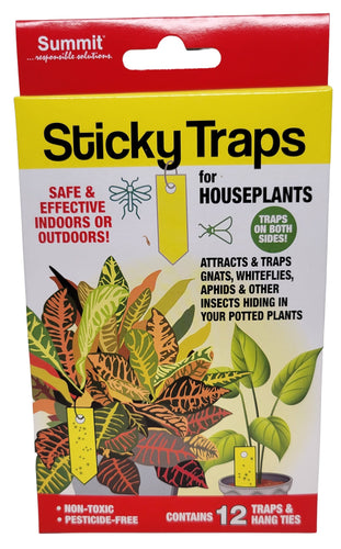 Summit Chemical Sticky Traps for Houseplants