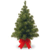 National Tree Artificial Pre-Lit Christmas Tree Noble Fir 15 Warm White LED Lights