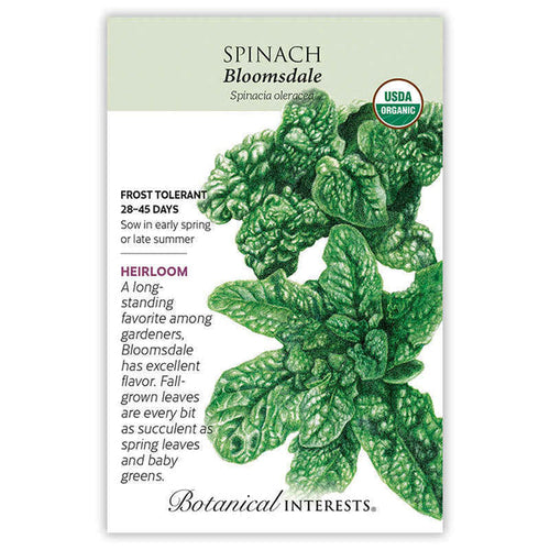 Botanical Interests Bloomsdale Spinach Seeds