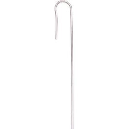 Drip Watering Wire Hook Stake, Galvanized, 8-In., 15-Pk.