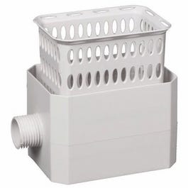 Catch A Raindrop Harvesting Rainwater Colander, White, Fits Most 2 x 3-In. Downspouts