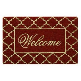 Coir Door Mat, Welcome, 18 x 28-In.