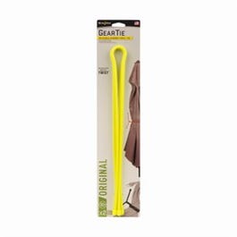 Gear Tie, Yellow, 32-In., 2-Pk.