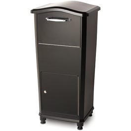 Elephantrunk Parcel Drop Box, Black, Cast Aluminum
