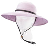 Sloggers Women's Braided Sun Hat Earth Lavender UPF 50+