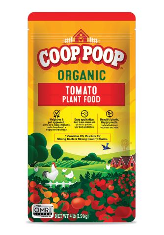 Coop Poop Organic Soil Tomato Plant Food