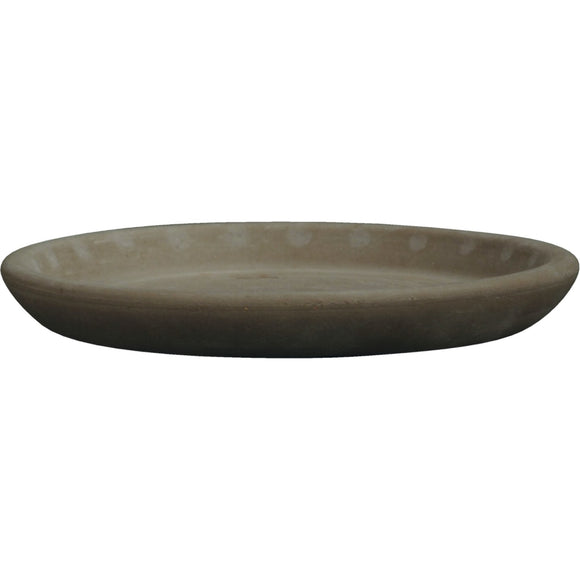 Ceramo 4 In. Dark Basalt Clay Standard Flower Pot Saucer