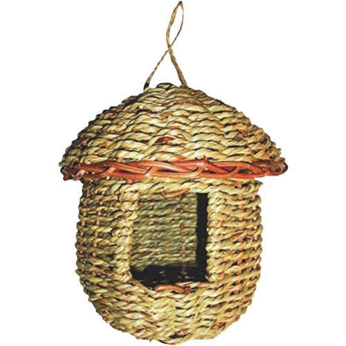 Gardman 8 In. H. x 6 In. Dia. Natural Rope Acorn Bird House