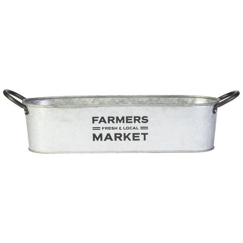 SMALL FARMER'S MARKET OVAL PLANTER